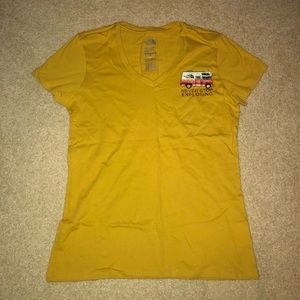 V neck north face T-shirt
